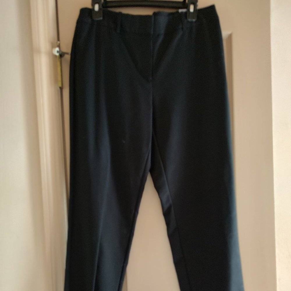 "LIZ CLAIBORNE" BLACK CAREER TROUSERS (8)